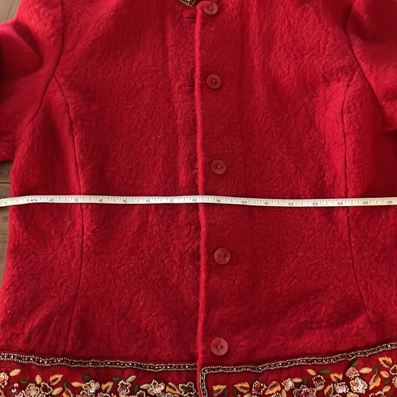 Talbots Red Wool jacket - Picture 7 of 8